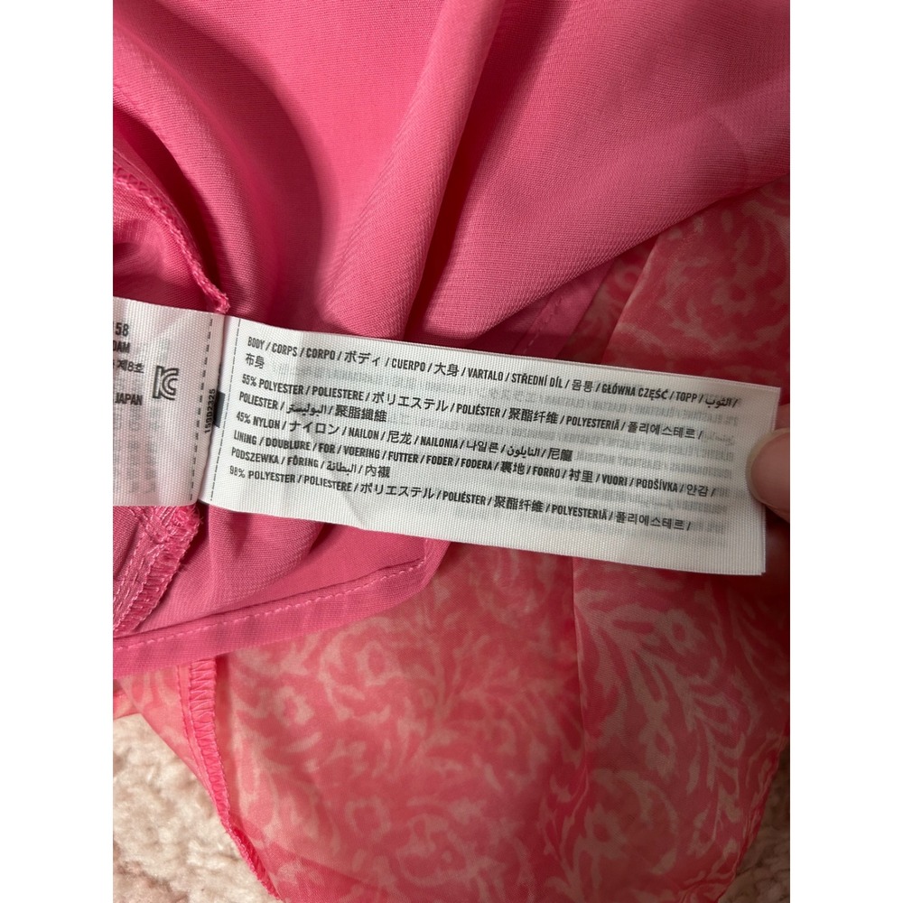 Abercrombie & Fitch Emerson Smocked Mini Dress Flutter Sleeves Size Small Event - Picture 4 of 9